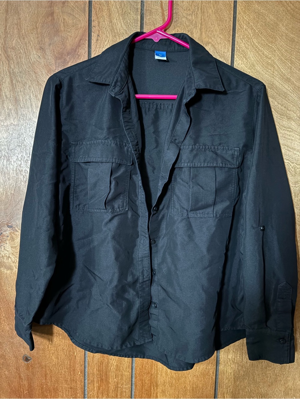 Womens Old Navy Boyfriend Button Top